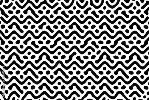 Turing ornament halftone puzzle pattern. labyrinth tattoo