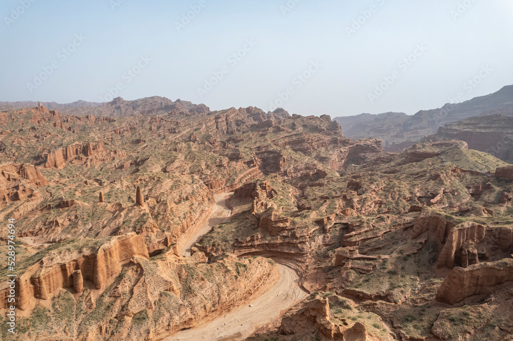 rift valley in the gobi in Xinjiang China