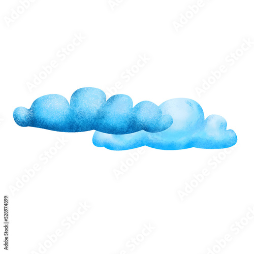 abstract cloud sky watercolor style