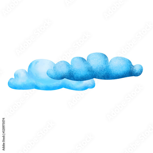 abstract cloud sky watercolor style