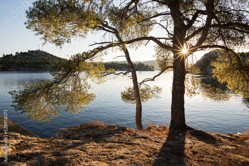 Fototapeta Naklejka Na Ścianę i Meble -   View of the canal sveti ante at sibenik in croatia