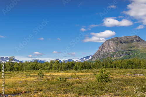 hiking the kungsleden in swedisch lapland, beautiful mountain scenery