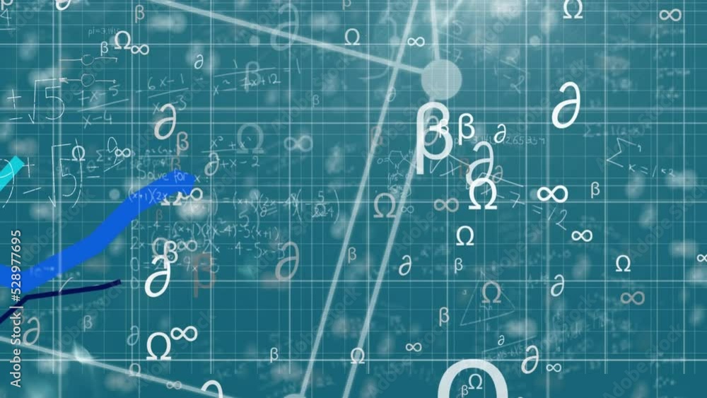 Animation of data processing over mathematical equations Animation of data processing over mathematical equations
