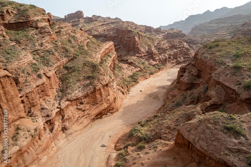 rift valley in the gobi in Xinjiang China