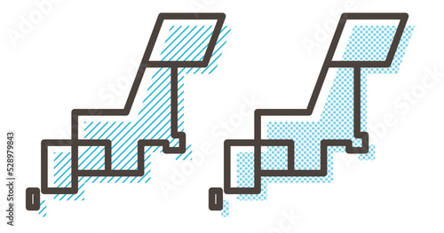 Cute vector illustration of a deformed map of Japan .