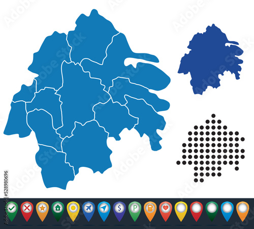 Set maps of Västmanland County