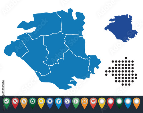 Set maps of Södermanland County