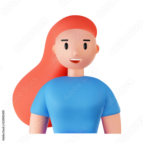 Vector 3d render human.