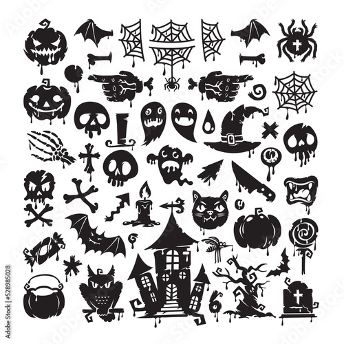Halloween Symbols Collection © Voysla