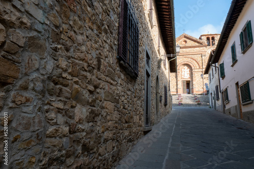 Fototapeta Naklejka Na Ścianę i Meble -  Church in Panzano in Chianti, Italy.