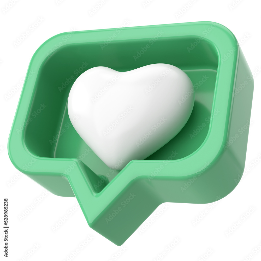 3D like icon. 3D icon. 3D illustration. 3D like icon. 3D icon. 3D illustration.