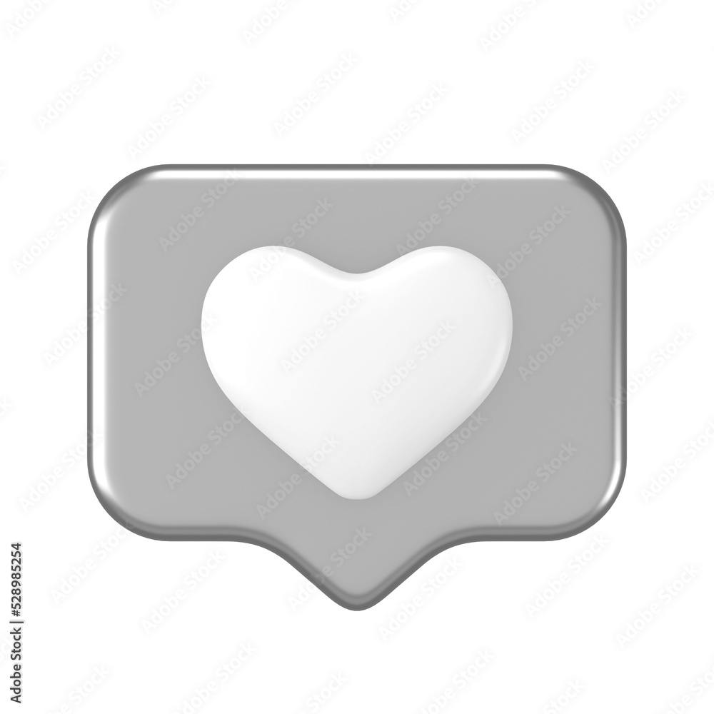 3D like icon. 3D element.