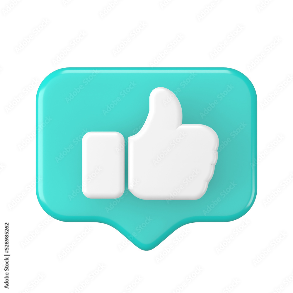 3D like icon. 3D element. 3D like icon. 3D element.