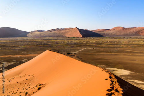 Dunes at Sossusvlei  Namibia  Africa