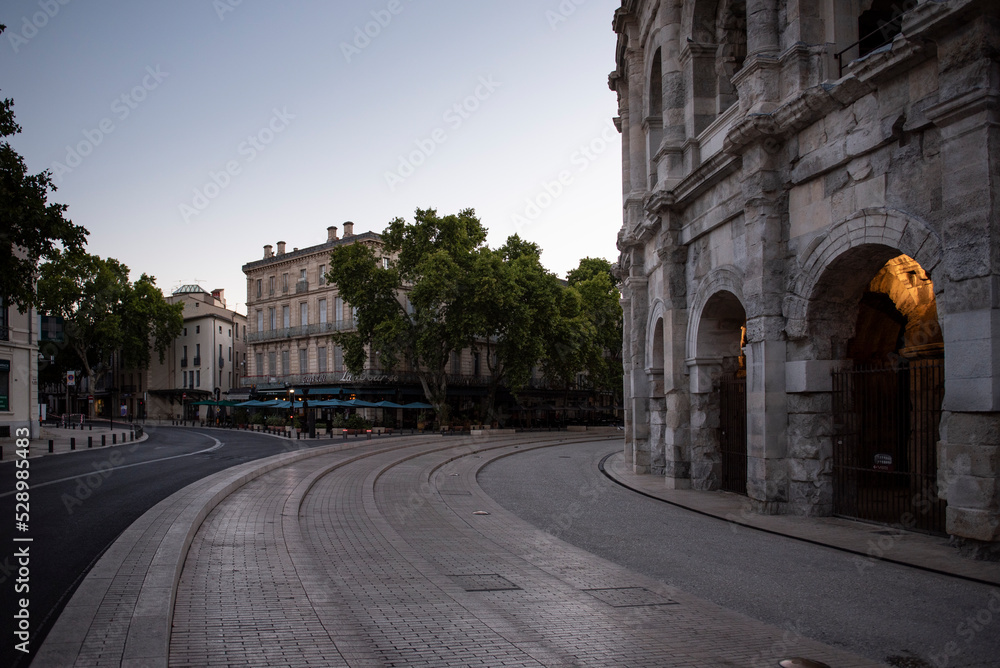 The city of Nimes, France