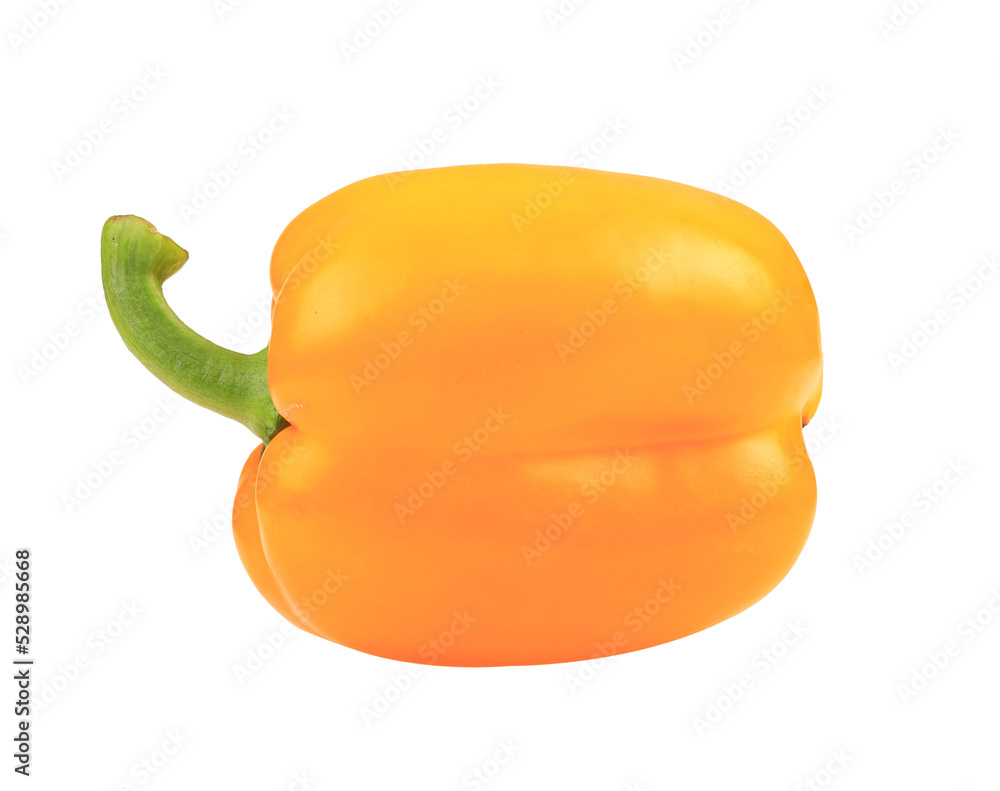 Yellow pepper isolated on transparent png Yellow pepper isolated on transparent png