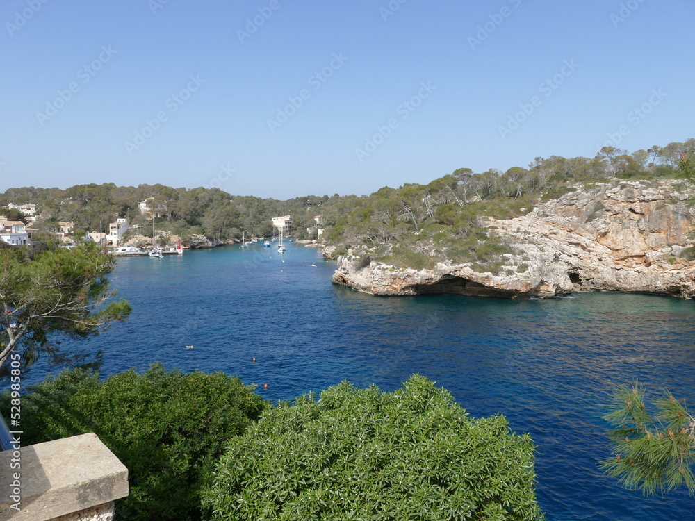 The scenic bay of Cala Figuera, Mallorca, Balearic Islands, Spain