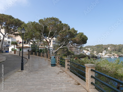 Promenade of Cala Figuera, Mallorca, Balearic Islands, Spain