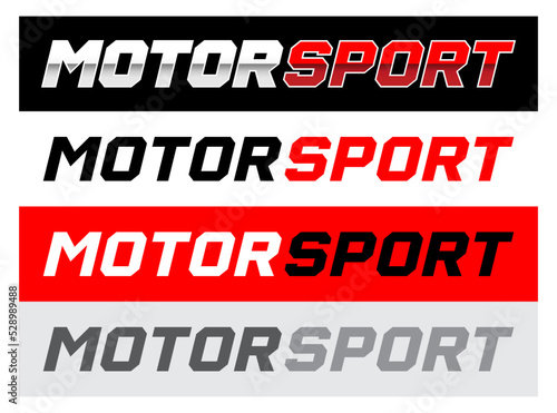 Motorsport Logo Vector Car Decal Sticker