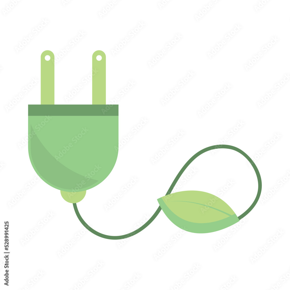 Obraz premium plug green energy