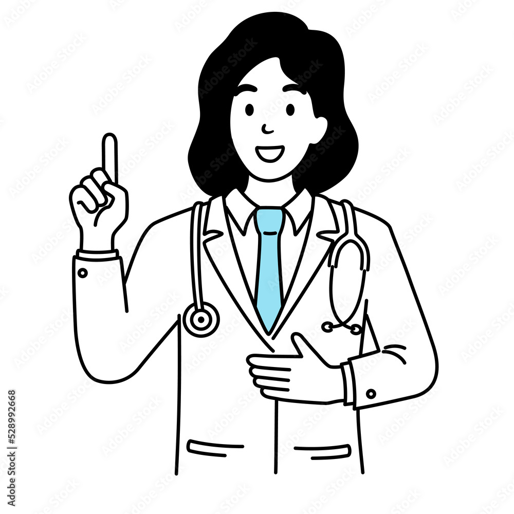 Doctor or medical health care scpecialist talking in white coats isolated on blank background. Healthcare service concept outline vector illustration. Doctor or medical health care scpecialist talking in white coats isolated on blank background. Healthcare service concept outline vector illustration.