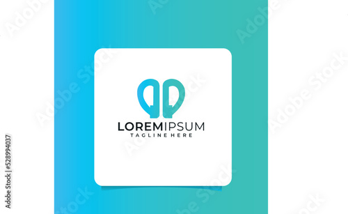 qq letter design for logo and icon.az typography for technology, business and real estate brand.az monogram logo.vector