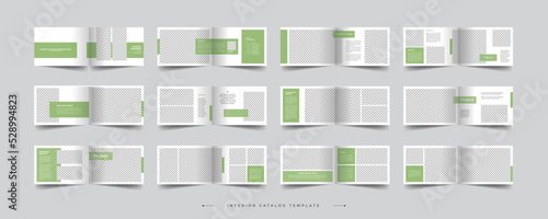 Landscape Interior Catalog Design - Brochure Template, Annual Report template, Booklet