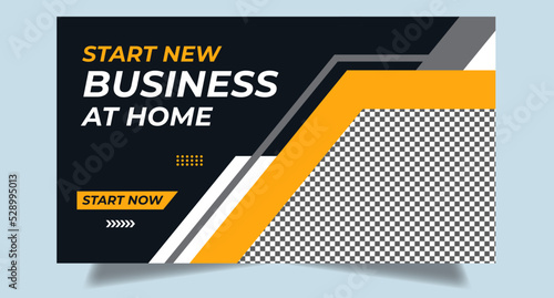 Editable youtube thumbnail design for any youtube videos customizable video thumbnail design video cover fully editable thumbnail template for social media concept. 