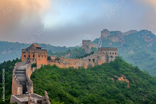 Great Wall of China at the Jinshanling