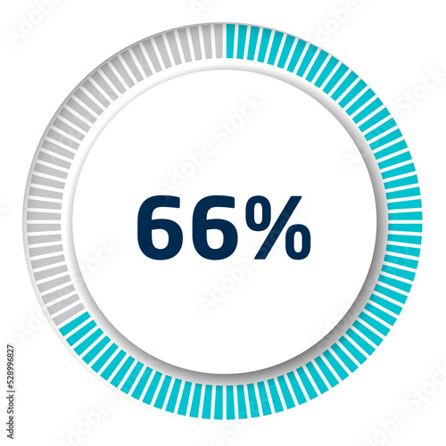 Set of circle percentage diagrams for infographics, 3D design