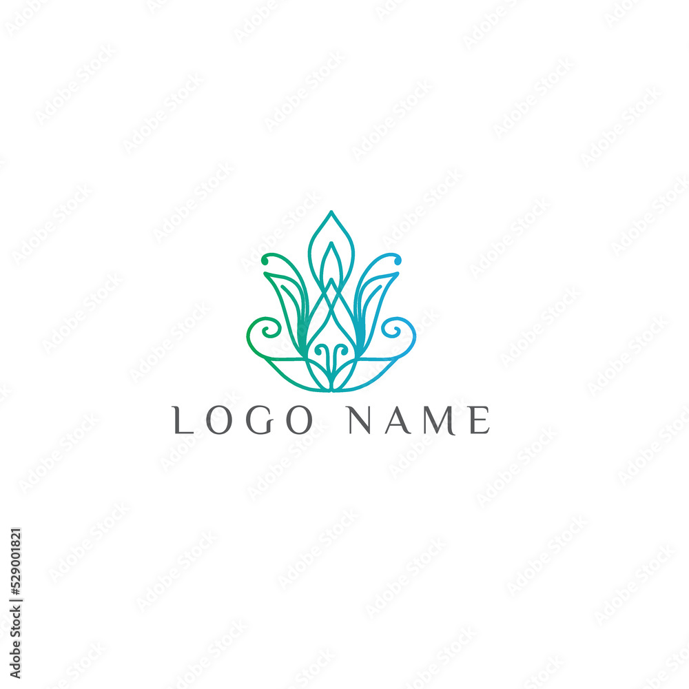 Health and spa. Logo design