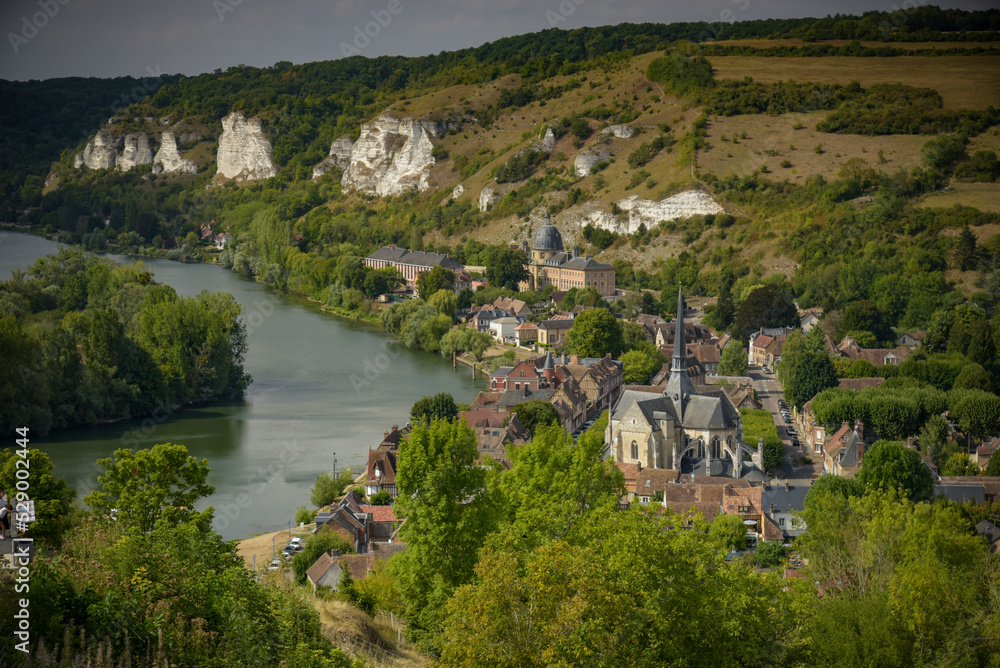 landscape photography from the city of the andelys in Normandy