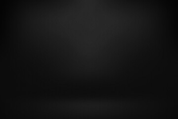 Simple black realistic background for product or text backdrop design