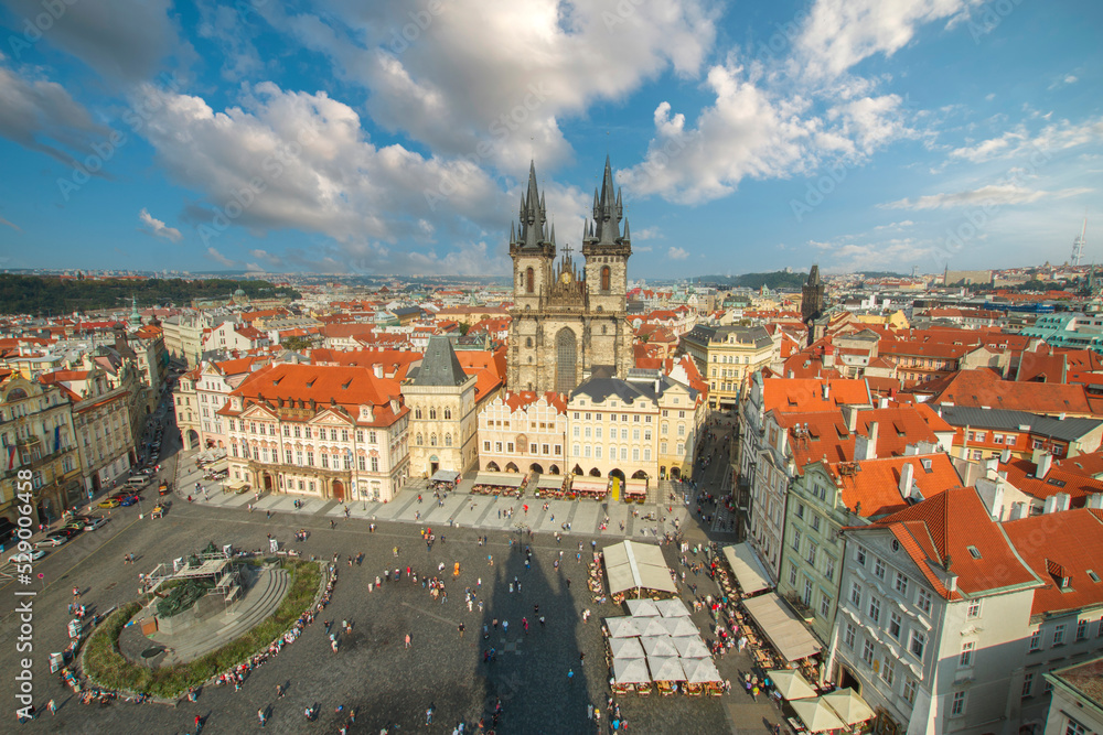 Obraz premium Old Town Square in the center of Prague.