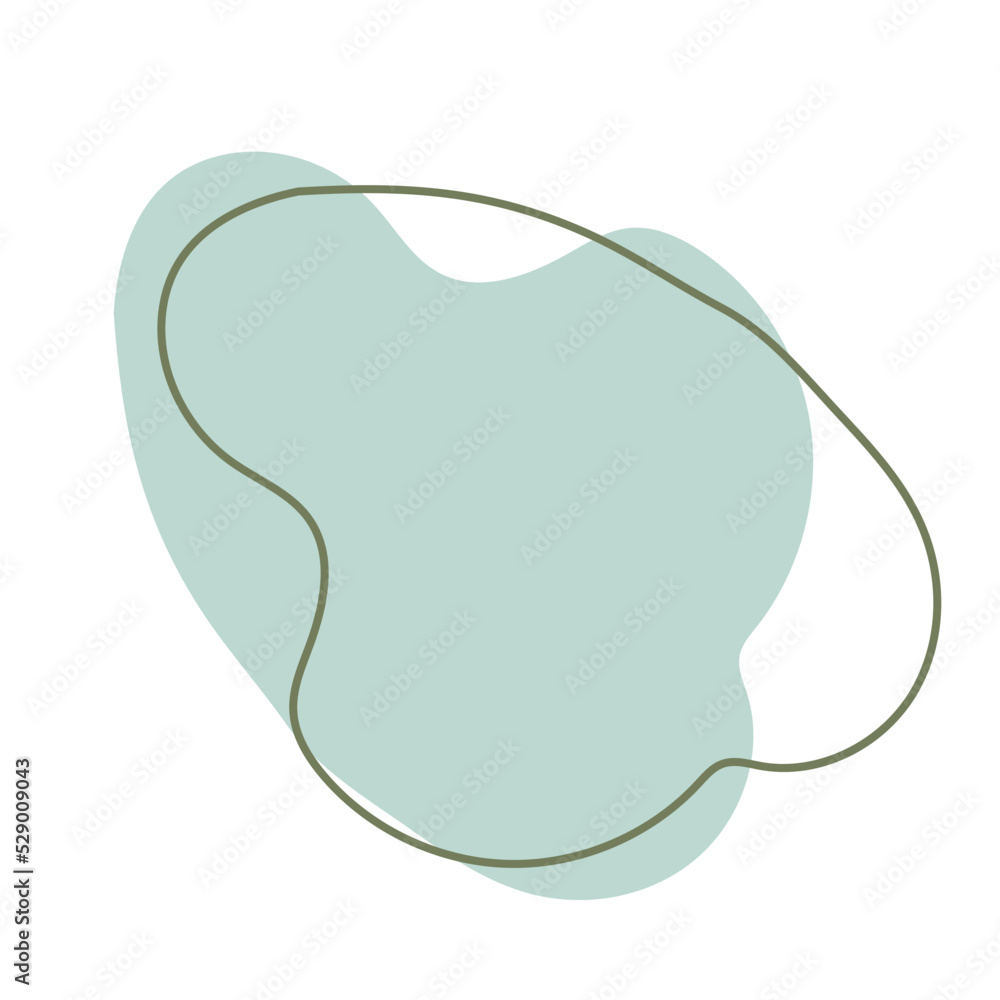abstract modern blob shape abstract modern blob shape