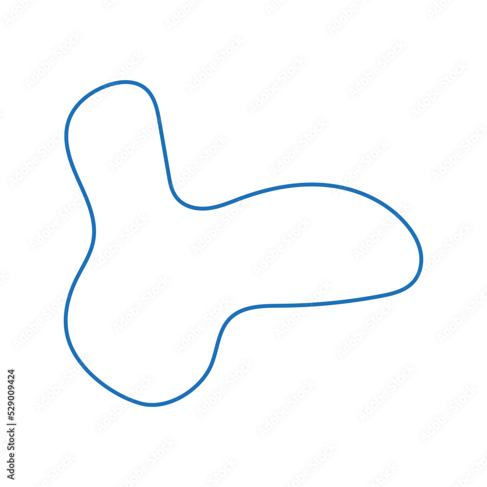 abstract modern line blob shape abstract modern line blob shape