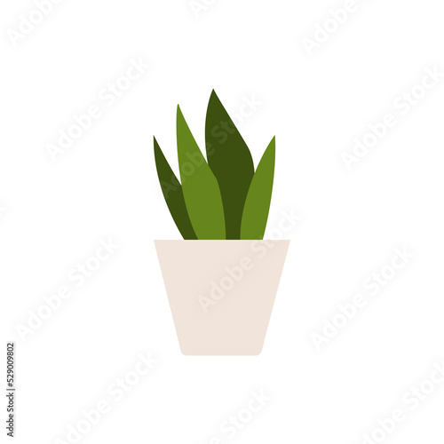 Flower pot icon. Vector illustration isolated on white background.