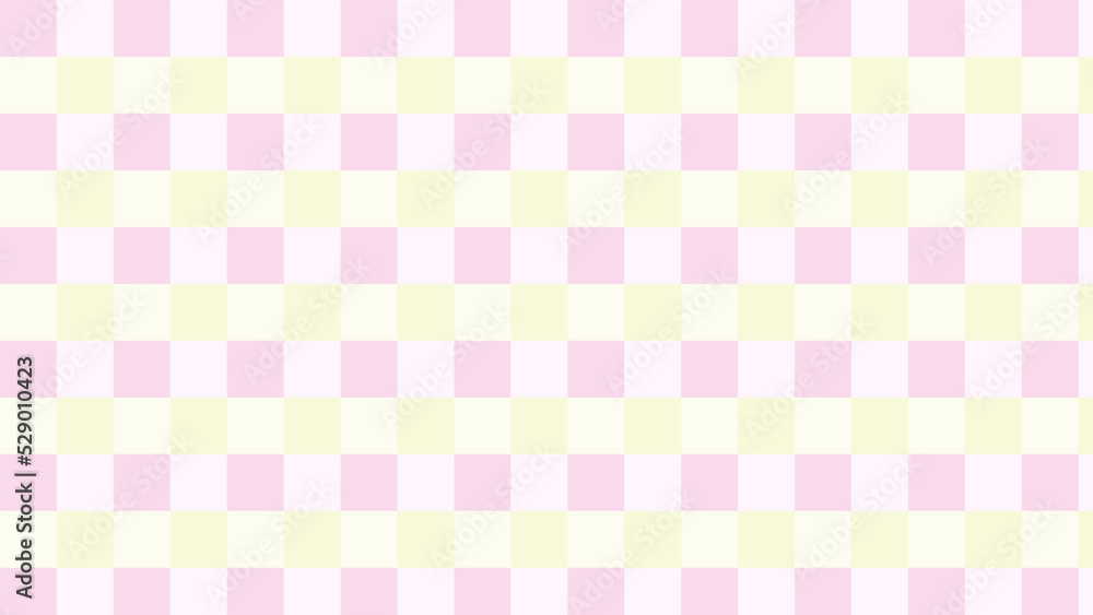 aesthetic pink and yellow checkers, gingham, plaid, checkerboard wallpaper illustration, perfect for wallpaper, backdrop, postcard, background, banner aesthetic pink and yellow checkers, gingham, plaid, checkerboard wallpaper illustration, perfect for wallpaper, backdrop, postcard, background, banner