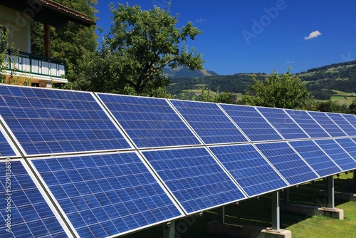 Photovoltaic solar panels in Austria