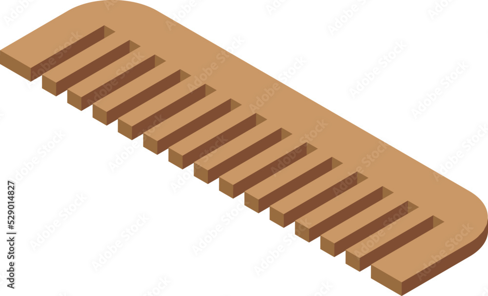 Man comb icon isometric vector. Face foam. Shaving care Man comb icon isometric vector. Face foam. Shaving care