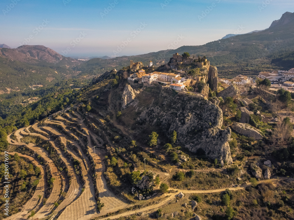 Guadalest castle Nature Mountain Alicante Spain 