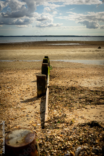 Breakwater at the beach