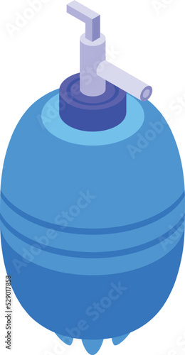 Osmosis plant icon isometric vector. Water system. Healthy industry