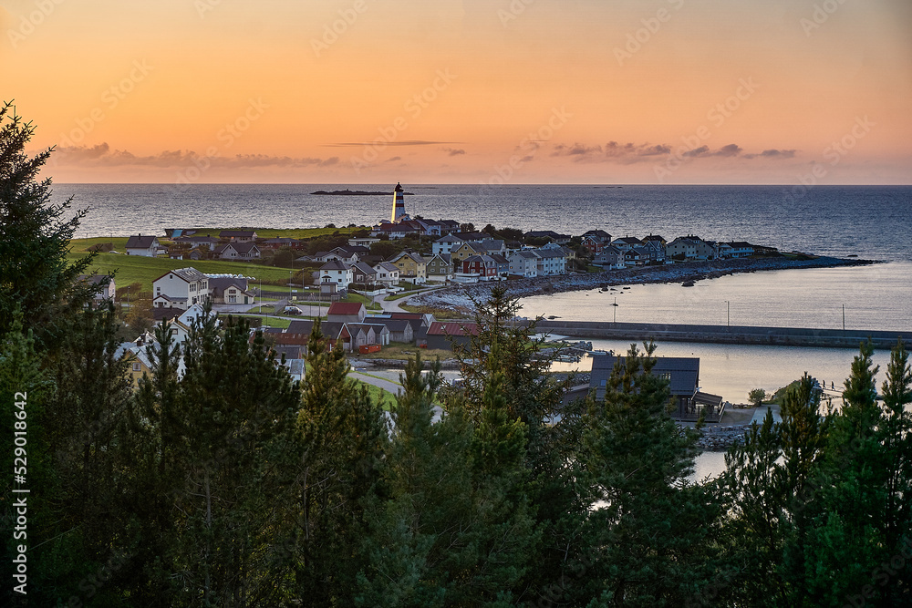 Fototapeta premium Alnes on Godøy, Sunnmøre, Møre og Romsdal, Norway.