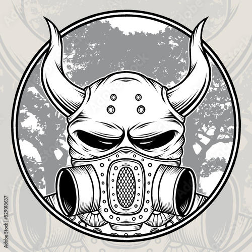 Vintage King Demon with Gas Mask