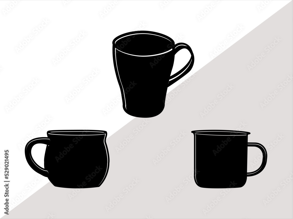 Mug svg - Mug with heart steam svg - Coffee svg - coffee svg for cricut - coffee svg for silhouette - coffee Cut file - coffee clip art 