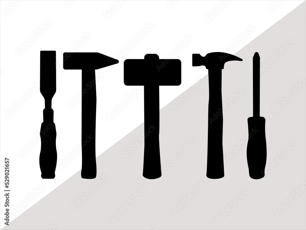 TOOLS SVG Digital Download, Mechanical Tools, Tools Silhouette, Tools ...