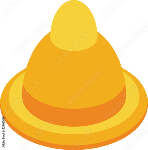 Rubber condom icon isometric vector. Female birth. Control implant