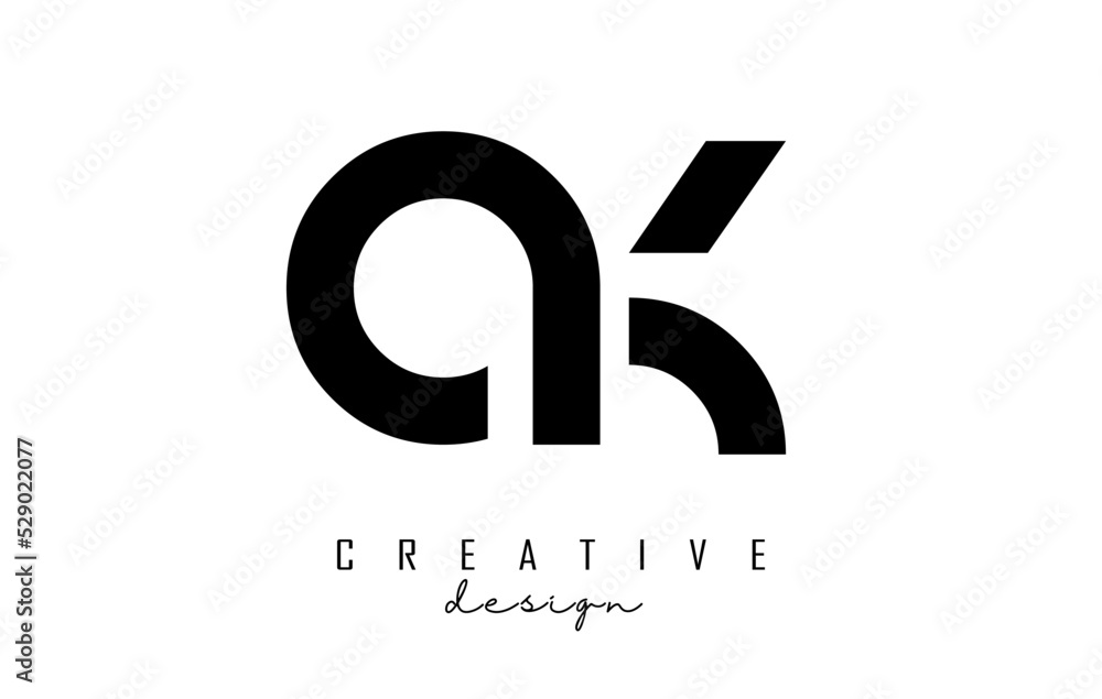Small Letters ak a k logo with a minimalist design. Letters with elegant, simple and two letters design. Small Letters ak a k logo with a minimalist design. Letters with elegant, simple and two letters design.