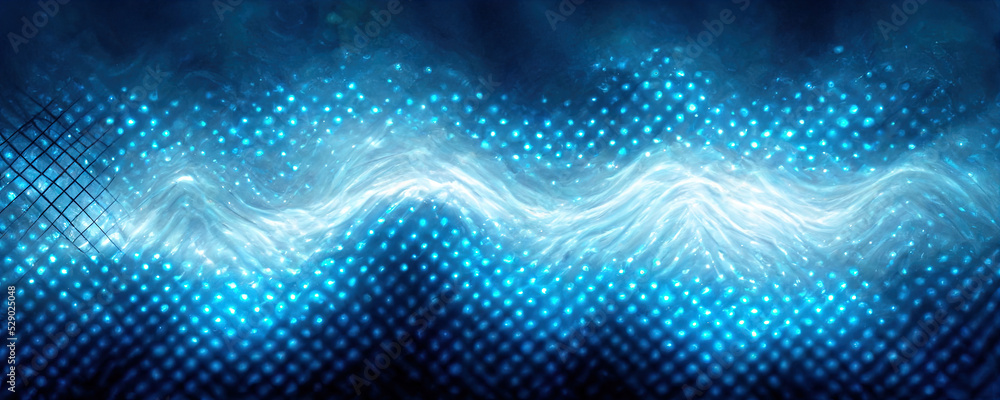 imitation of the movement of sound and digital waves on a black blue background imitation of the movement of sound and digital waves on a black blue background